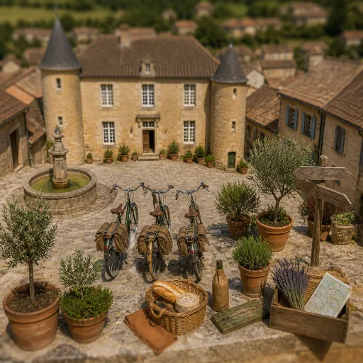 Un tour des plus beaux villages d’Aquitaine à vélo : châteaux, bastides et art de vivre